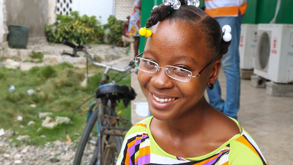 13 year old girl Louchana from Haiti - Photo courtesy Cielo Pictures