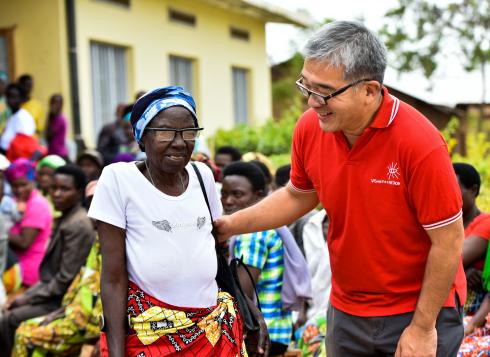 James Chen in Rwanda