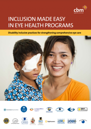 Inclusion made easy in eye health programs