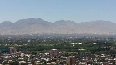 Skyline view of Kabul