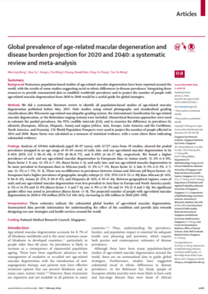 Global prevalence of age-related macular