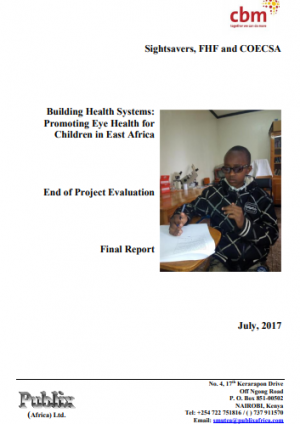 CBM SiB EA End of Project External Evaluation Report