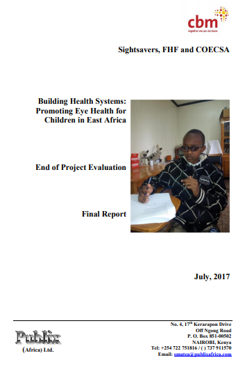 CBM SiB EA End of Project External Evaluation Report