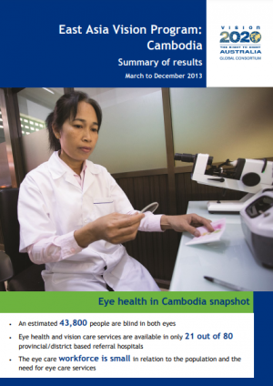 Eye Health Systems Assessment Cambodia