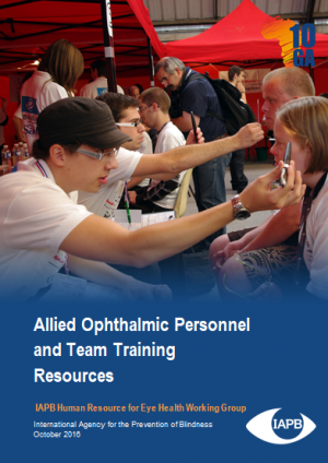 Recursos para la formación de personal y equipos oftalmológicos aliados