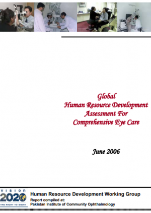 Global Human Resource Development Assessment for Comprehensive Eye Care