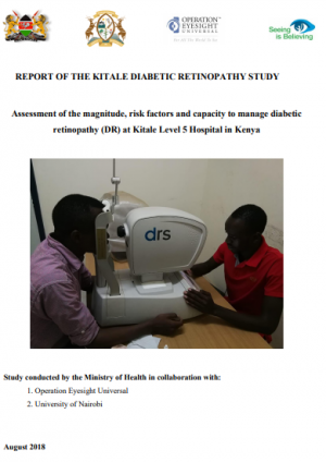 OEU Kenya Kitale DR quantitative study report 2018
