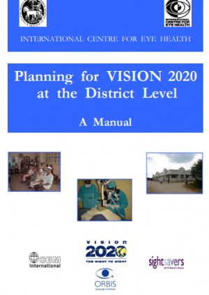 Planning for VISION 2020 at the District Level: A Manual