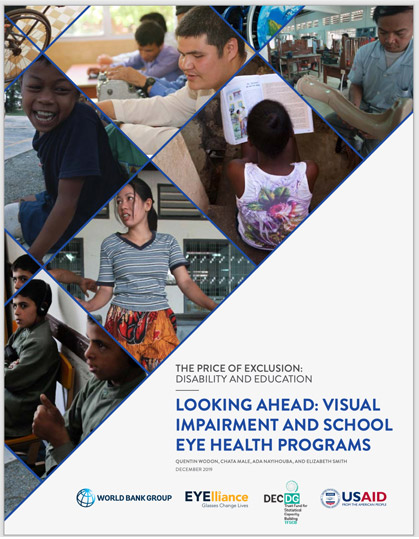 The Price Of Exclusion: Disability and Education Looking Ahead: Visual Impairment and School Eye Health Programs