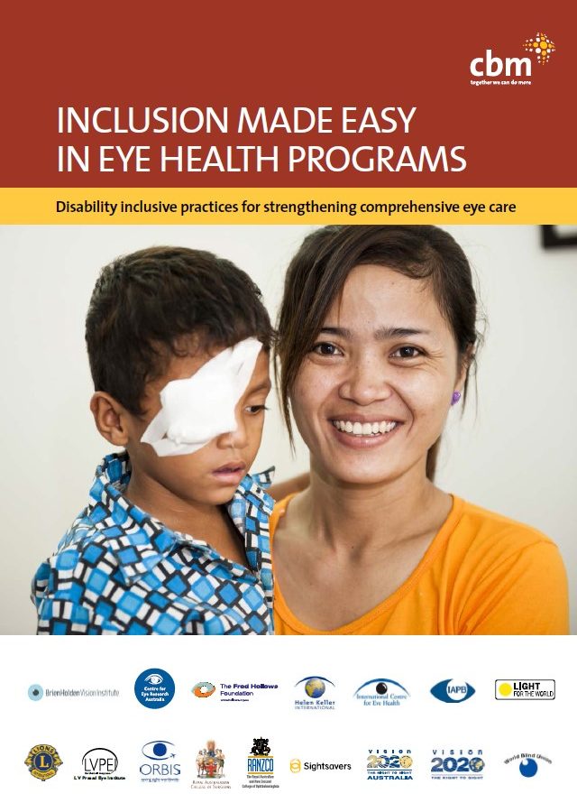 Inclusion Made Easy in Eye Health Programs