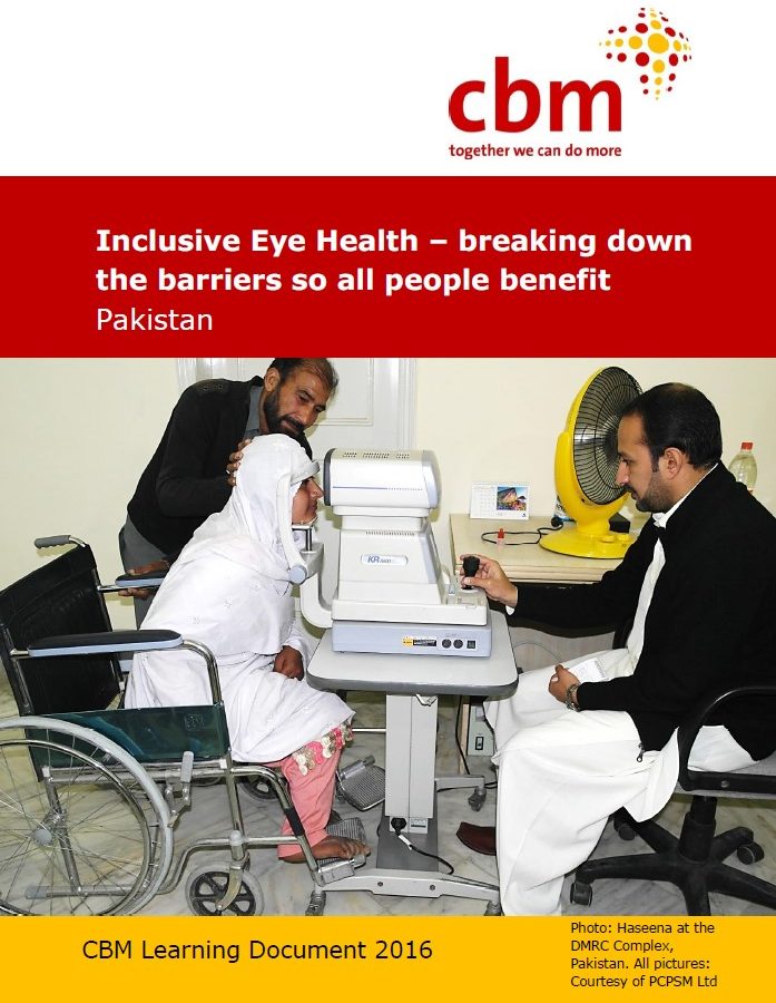 Inclusive Eye Health – breaking down the barriers so all people benefit – Pakistan