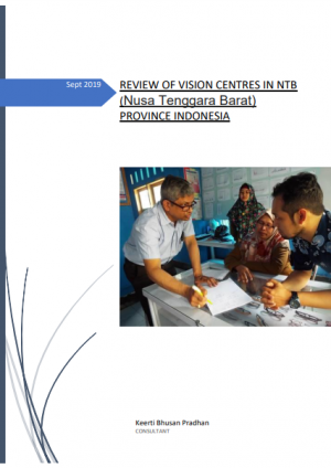 Review of Vision Centres In Ntb (Nusa Tenggara Barat) Province Indonesia