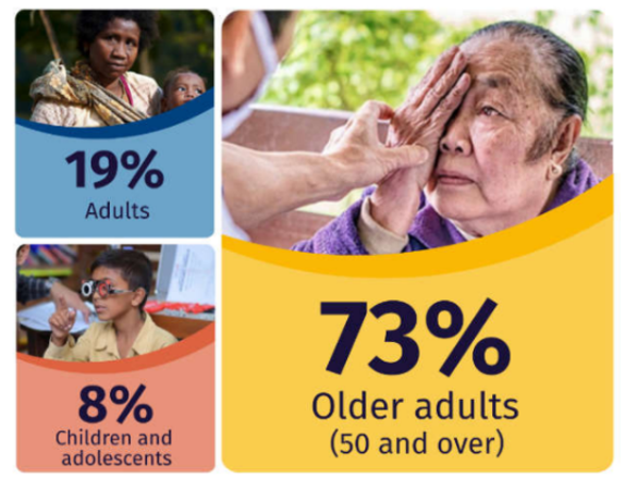 Vision Atlas infographic (73% are older adults)