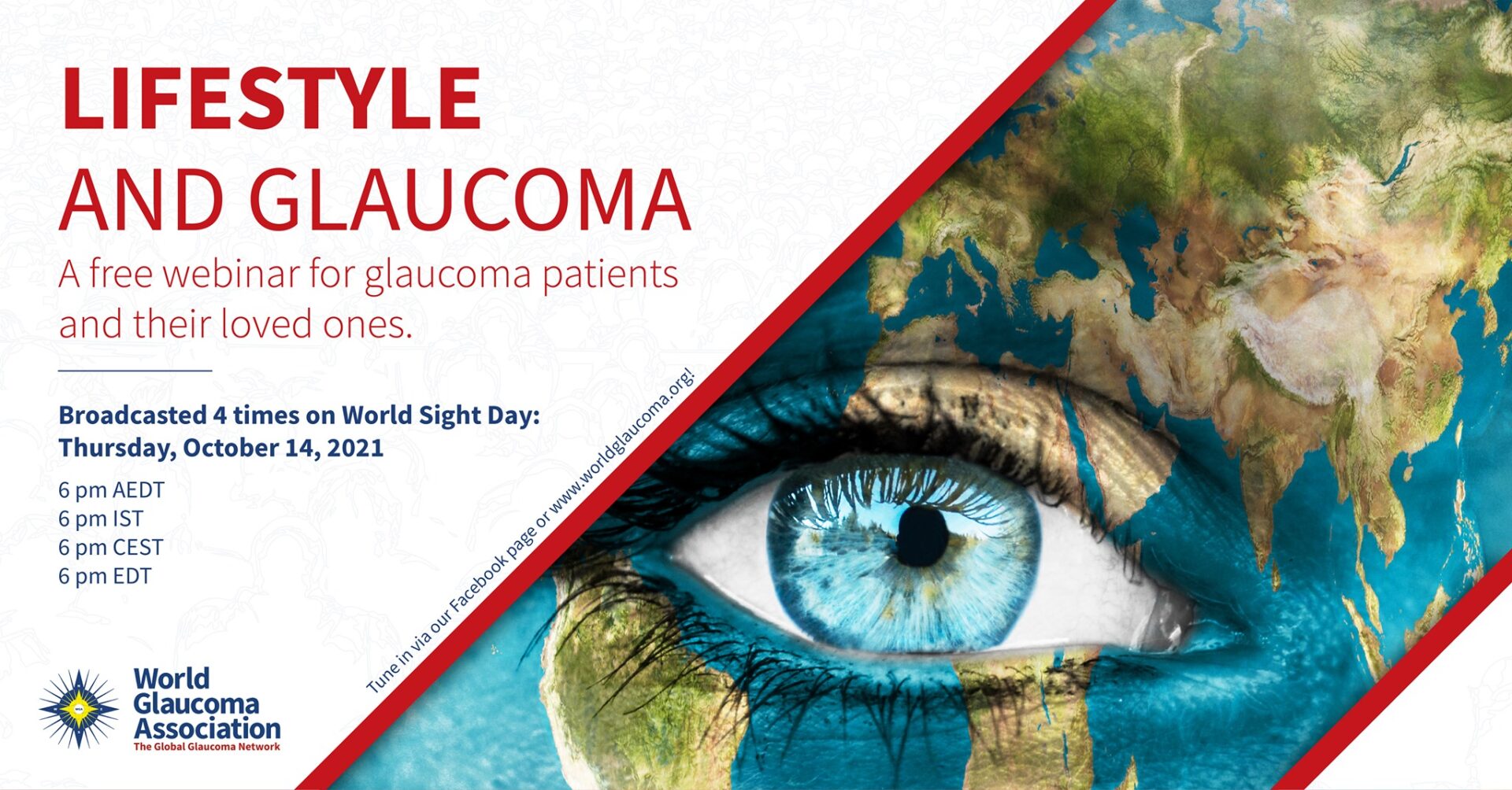 Estilo de vida y glaucoma por - Webinar del Día Mundial de la Visión por la Asociación Mundial del Glaucoma