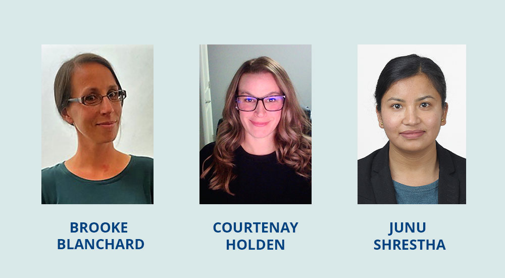 New Staff at IAPB Brooke, Courtenay and Junu