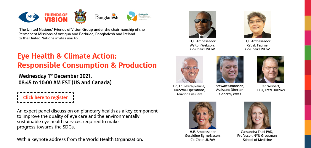 Eye Health and Climate Change: Responsible Consumption & Production