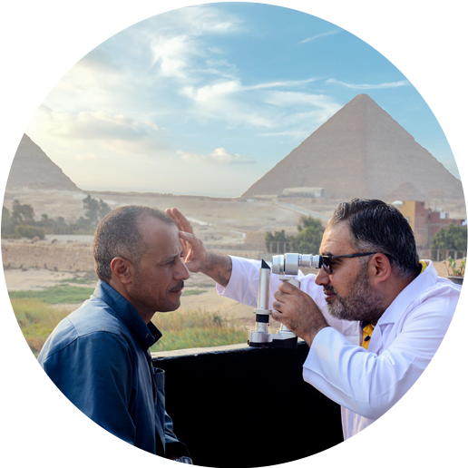 World Sight Day 2021 - Sight test at Pyramids