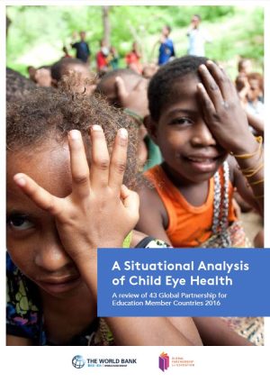 Une analyse situationnelle de la couverture du rapport sur la santé oculaire des enfants