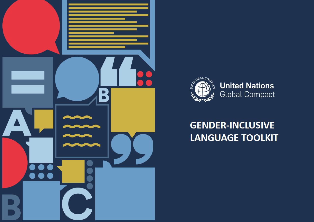 UN Compact Gender-Inclusive Language Toolkit cover