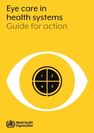 Couverture du guide d'action pour les soins oculaires dans les systèmes de santé
