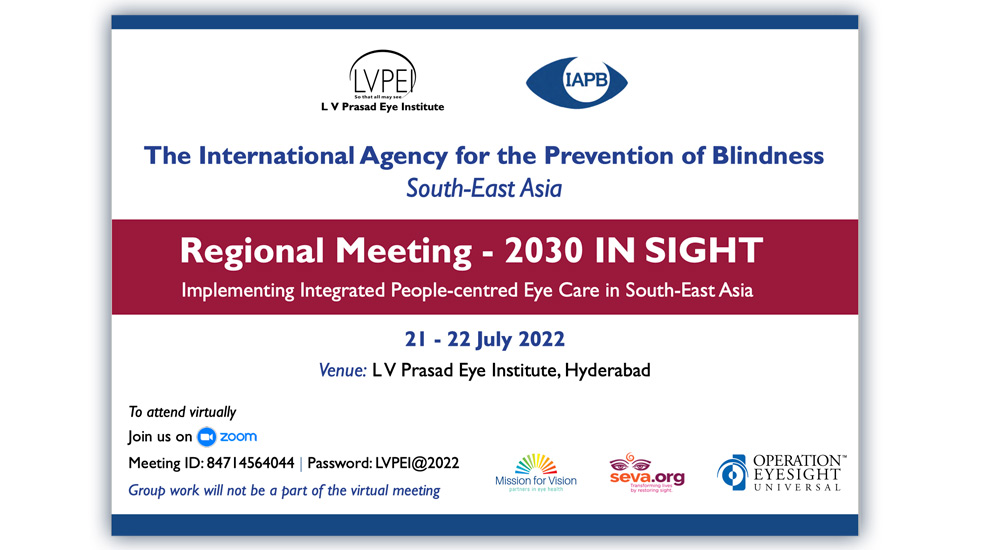 2030 a la vista - Reunión regional SEA Hyderabad India