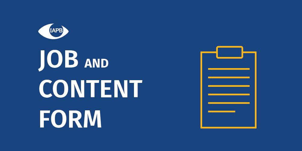 job and content form