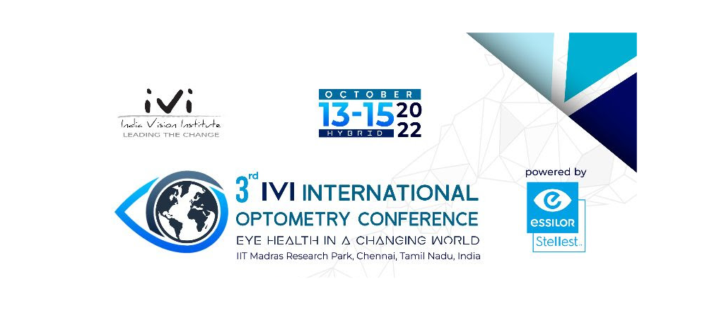 3rd IVI International Optometry Conference, Eye Health in a Changing World, 13-15 October 2022