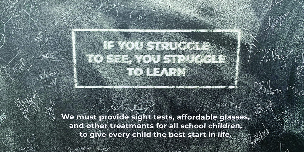 If you struggle to see, you struggle to learn