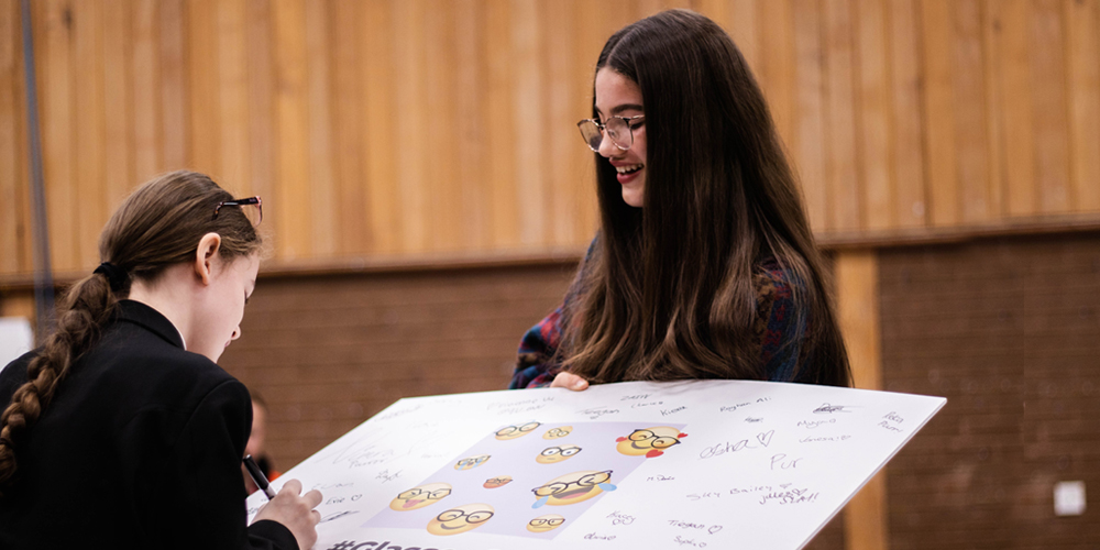 IAPB Campaigner of the Year Lowri Moore sets her sights on challenging ‘nerd face’ emoji