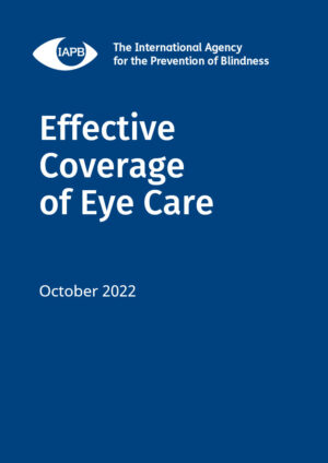 Effective Coverage of Eye Care PowerPoint title slide