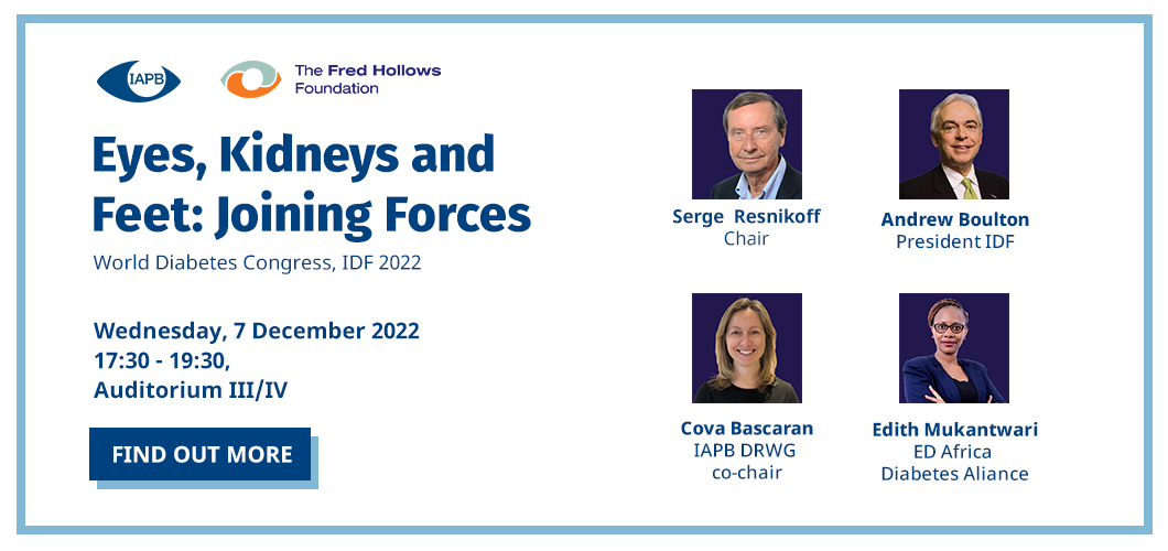Ojos, riñones y pies: uniendo fuerzas - Congreso de la FID 2022