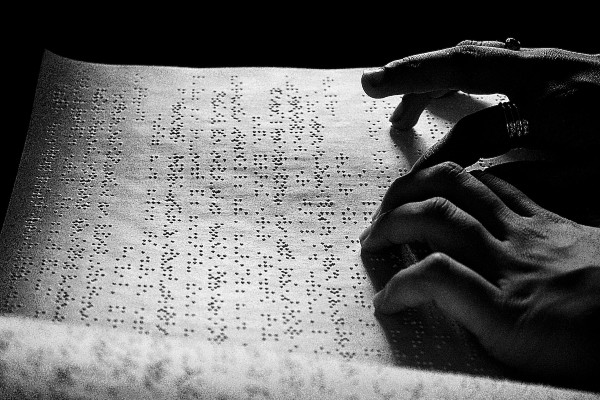 Reading braille: Niraj Gera