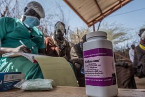 Sightsavers is working with the Kenyan government to treat trachoma by distributing an antibiotic medication, Zithromax. Sightsavers also supports the government to conduct eye operations for patients with the advanced form of the disease.