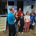 Mobile Unit in Action in Villa de Leyva with Good Vision team during the IAPB Colombia visit