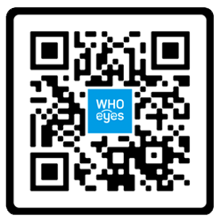 WHOeyes App QR scan code