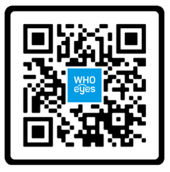 WHOeyes App QR scan code