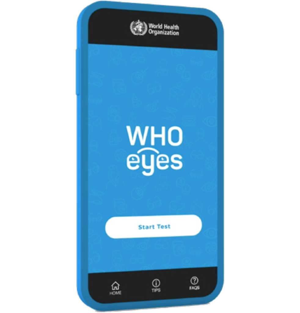 WHOeyes app