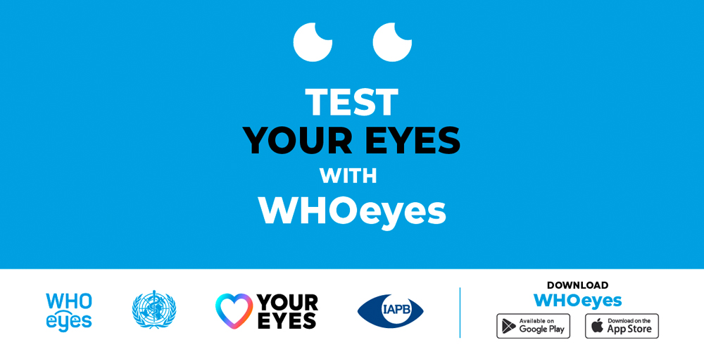 WHOeyes 12+ A WHO app to check your vision World Health Organization