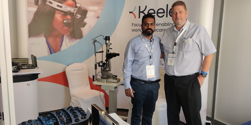 Alex at Keeler stand at COECSA