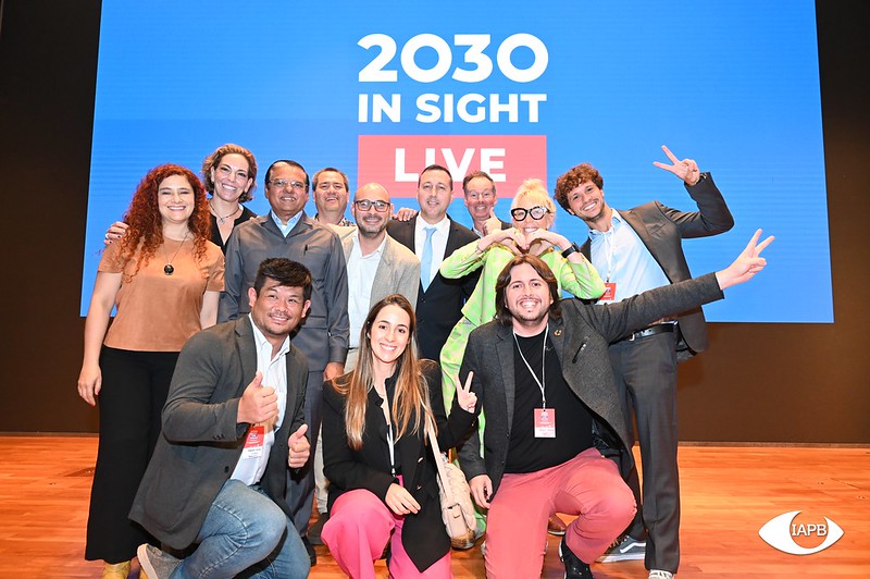 A group of people on stage at 2030 IN SIGHT LIVE