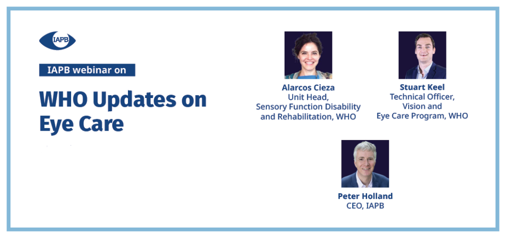 WHO Updates on Eye Care Webinar