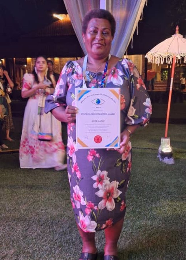 We Congratulate Pacific Island Award Winners Dr Jambi Garap