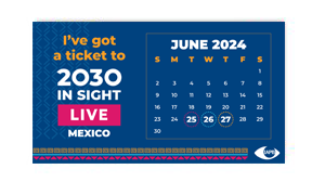 I have got a ticket to 2030 ISL Mexico
