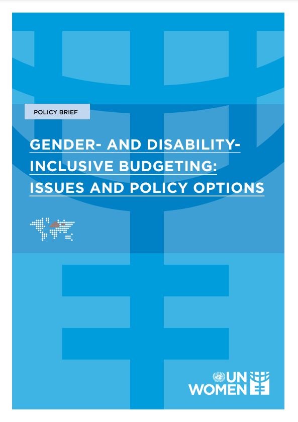 Gender and Disability-Inclusive Budgeting: Issues and Policy Options cover