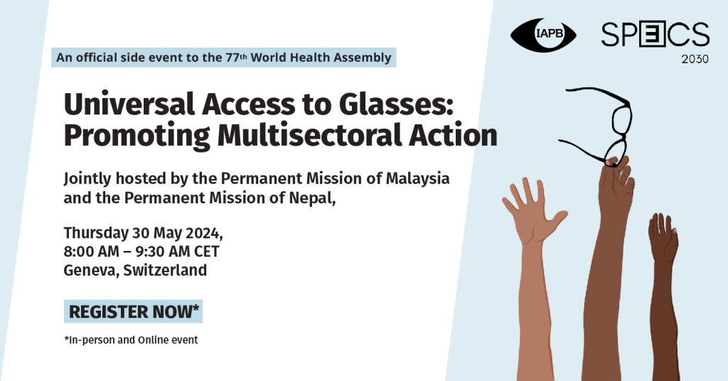 Malaysia and Nepal Health Ministers to unite at World Health Assembly for Universal Access to Glasses