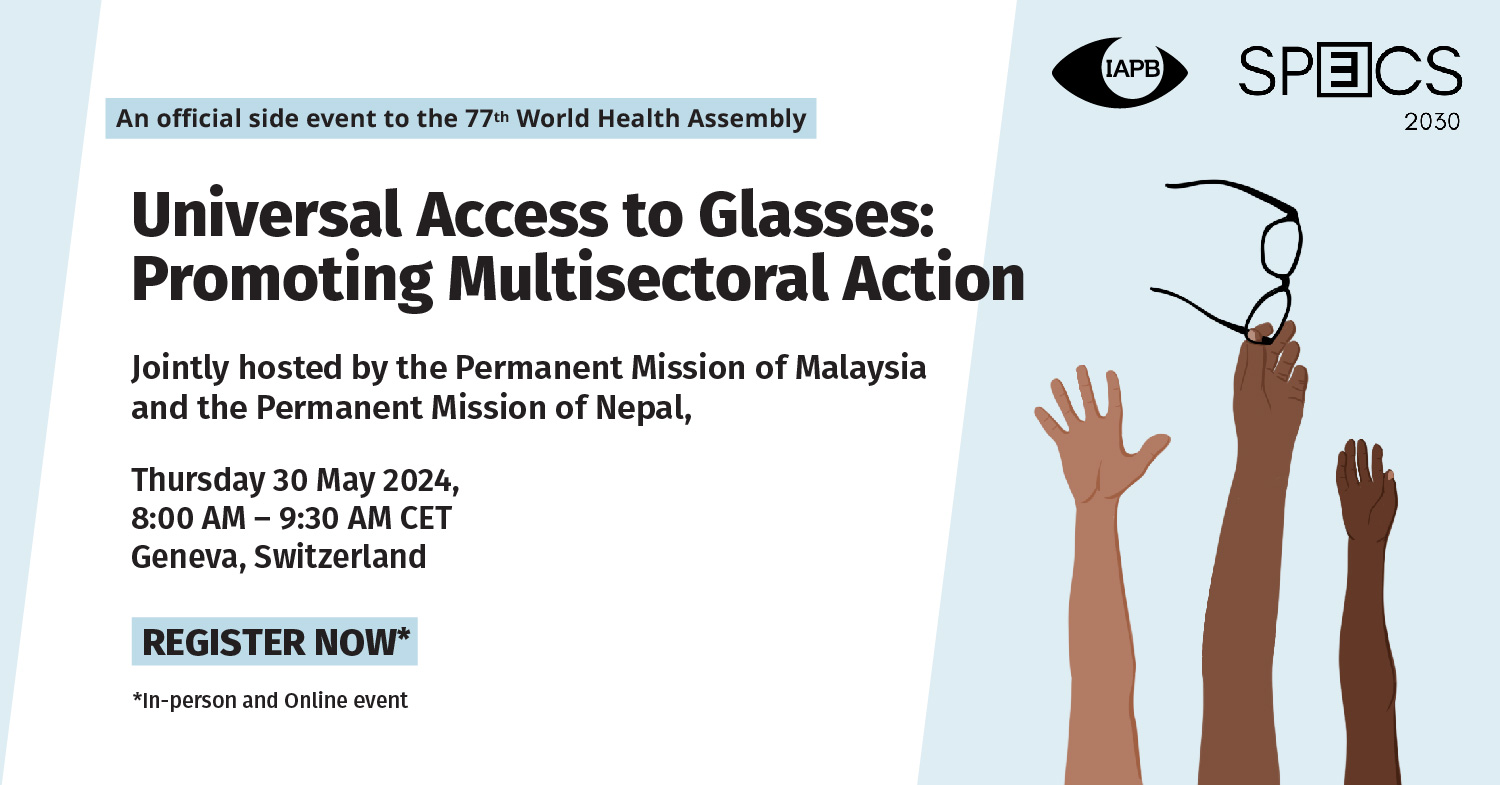 Malaysia and Nepal Health Ministers to unite at World Health Assembly for Universal Access to Glasses