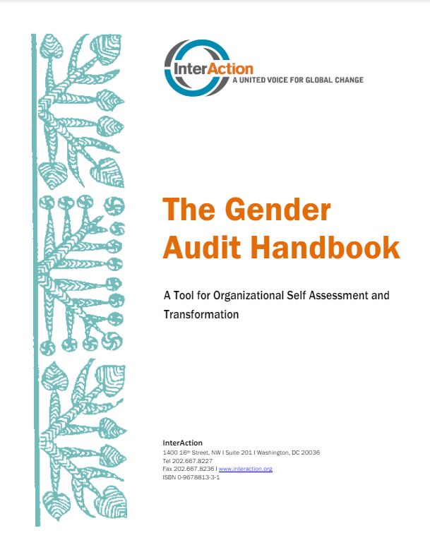Gender Audit Handbook front page