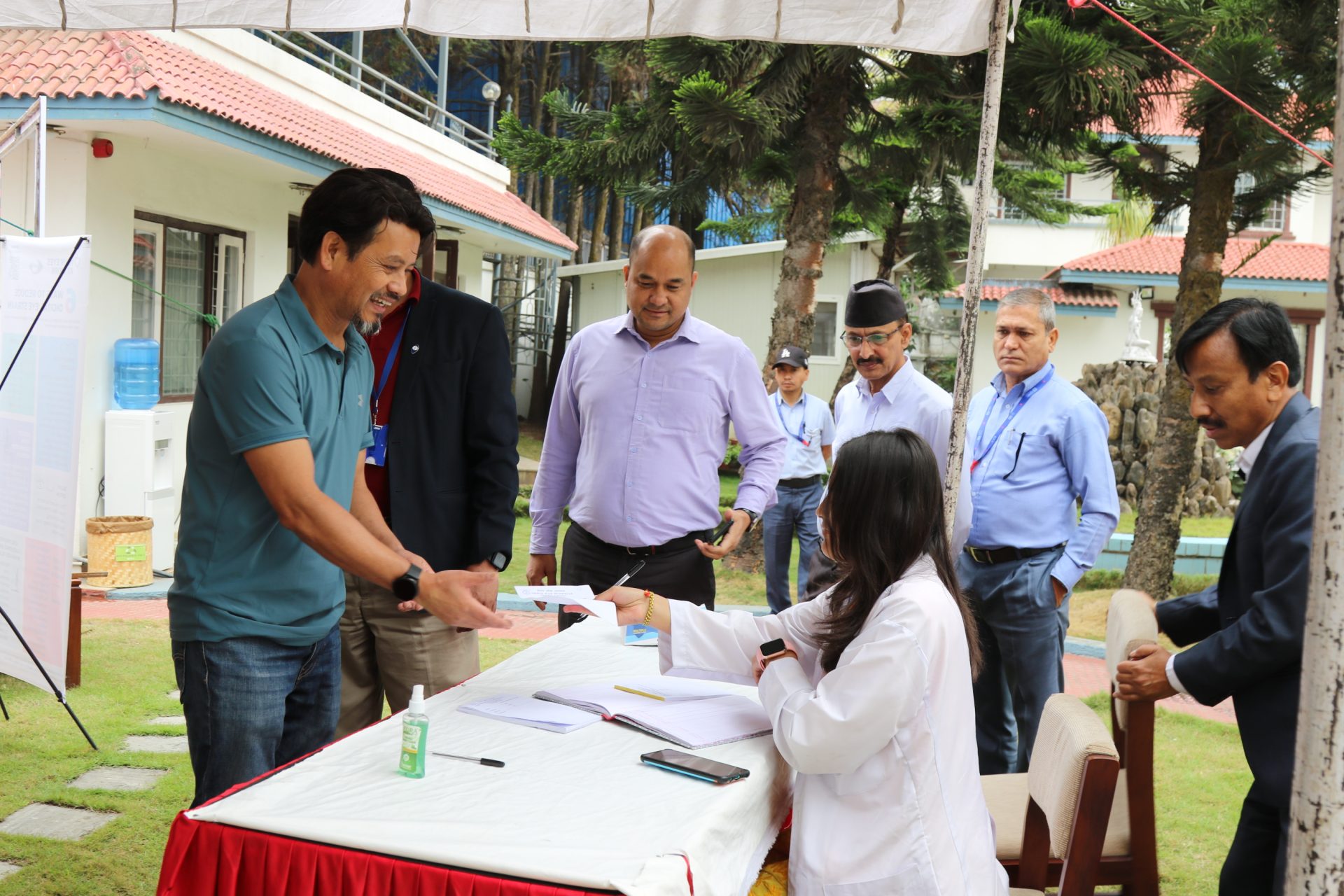 A Vision for Workplace Wellness: ILO Nepal Staff Receive First-Ever Workplace Eye Screening