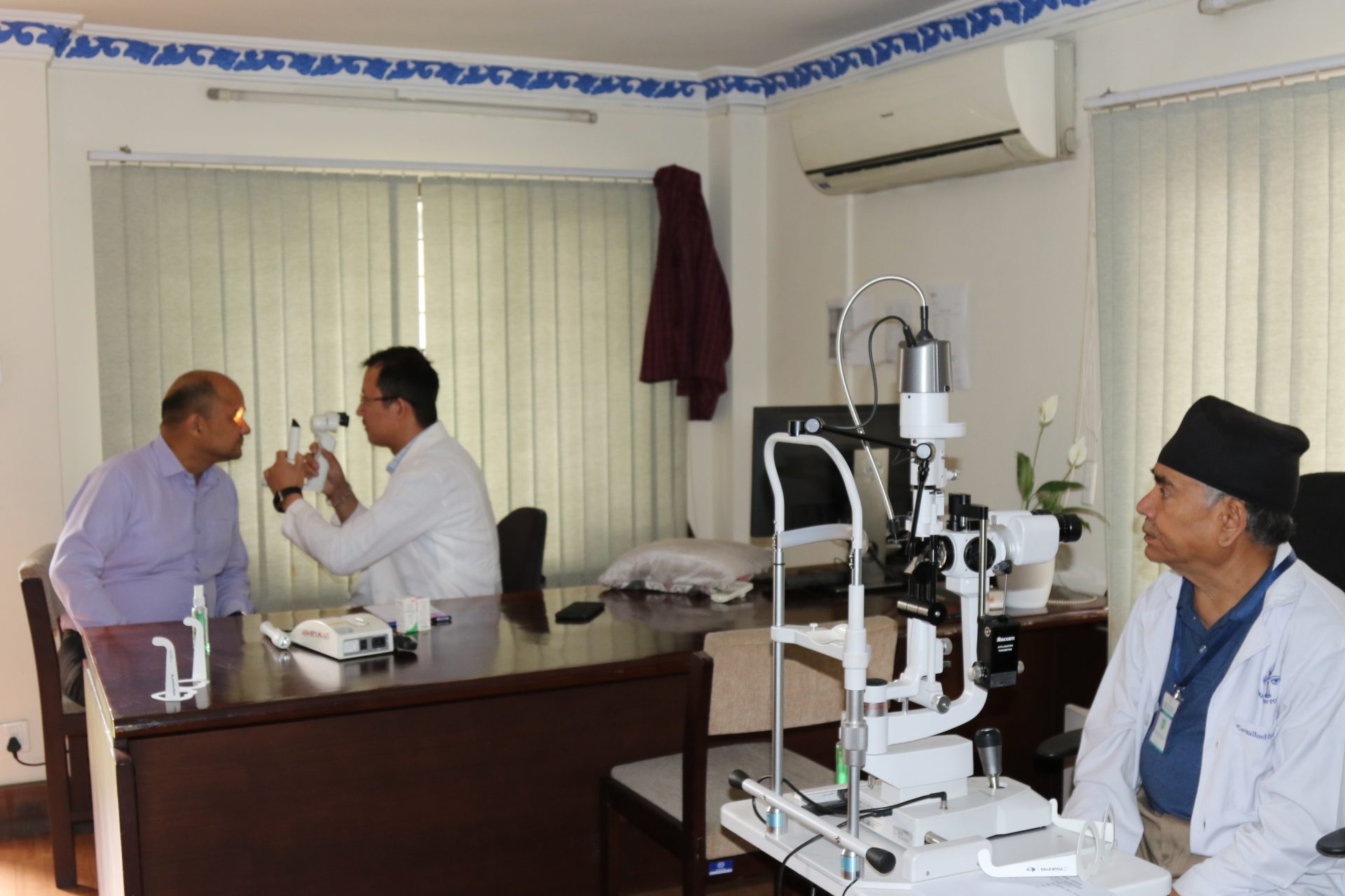 A Vision for Workplace Wellness: ILO Nepal Staff Receive First-Ever Workplace Eye Screening