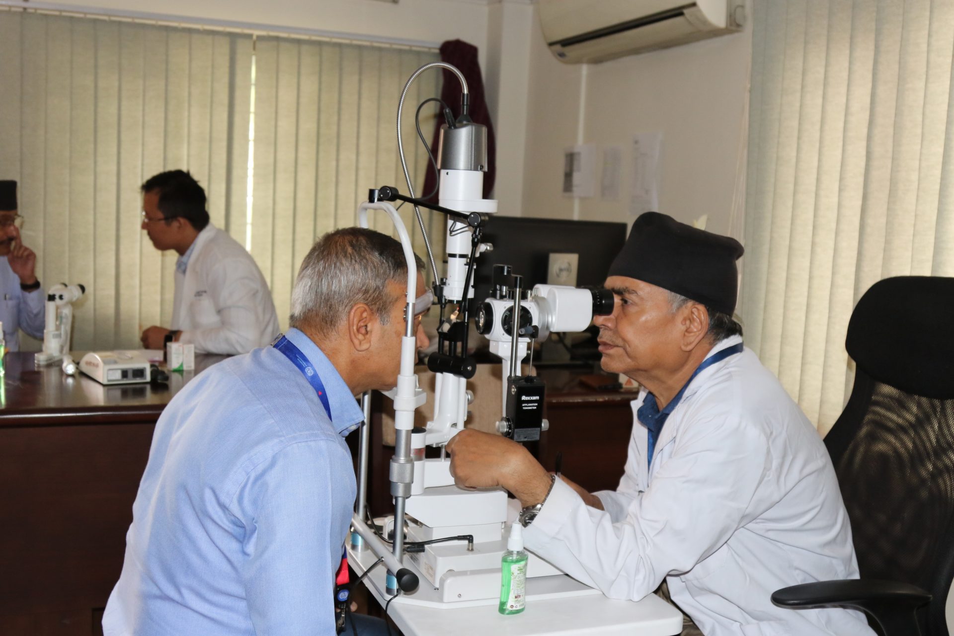 A Vision for Workplace Wellness: ILO Nepal Staff Receive First-Ever Workplace Eye Screening